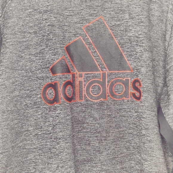 Men's Adidas Sweatshirt L Grey and orange accent - Picture 5 of 9